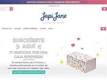 Tablet Screenshot of japijane.cl